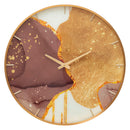 Orologio da Parete Glody 5x60x5 cm in Vetro MDF e Metallo Multicolor