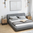 Set 2 Comodini Stile Industriale 40x39,5x48 cm in Legno e Acciaio   