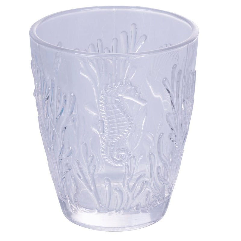 Set 4 Bicchieri Acqua Pantelleria Ocean in Vetro VdE Tivoli 1996 Blu