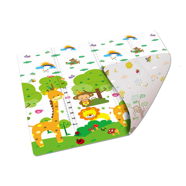 Tappeto Morbido per Bambini 200x150x1 cm Pieghevole Animali fronte/retro online