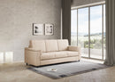 Divano 3 Posti 208x85x85 cm Marrak in Tessuto Beige