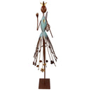 Fatina metallo con cuore oro cm 37,5x16,5xh77