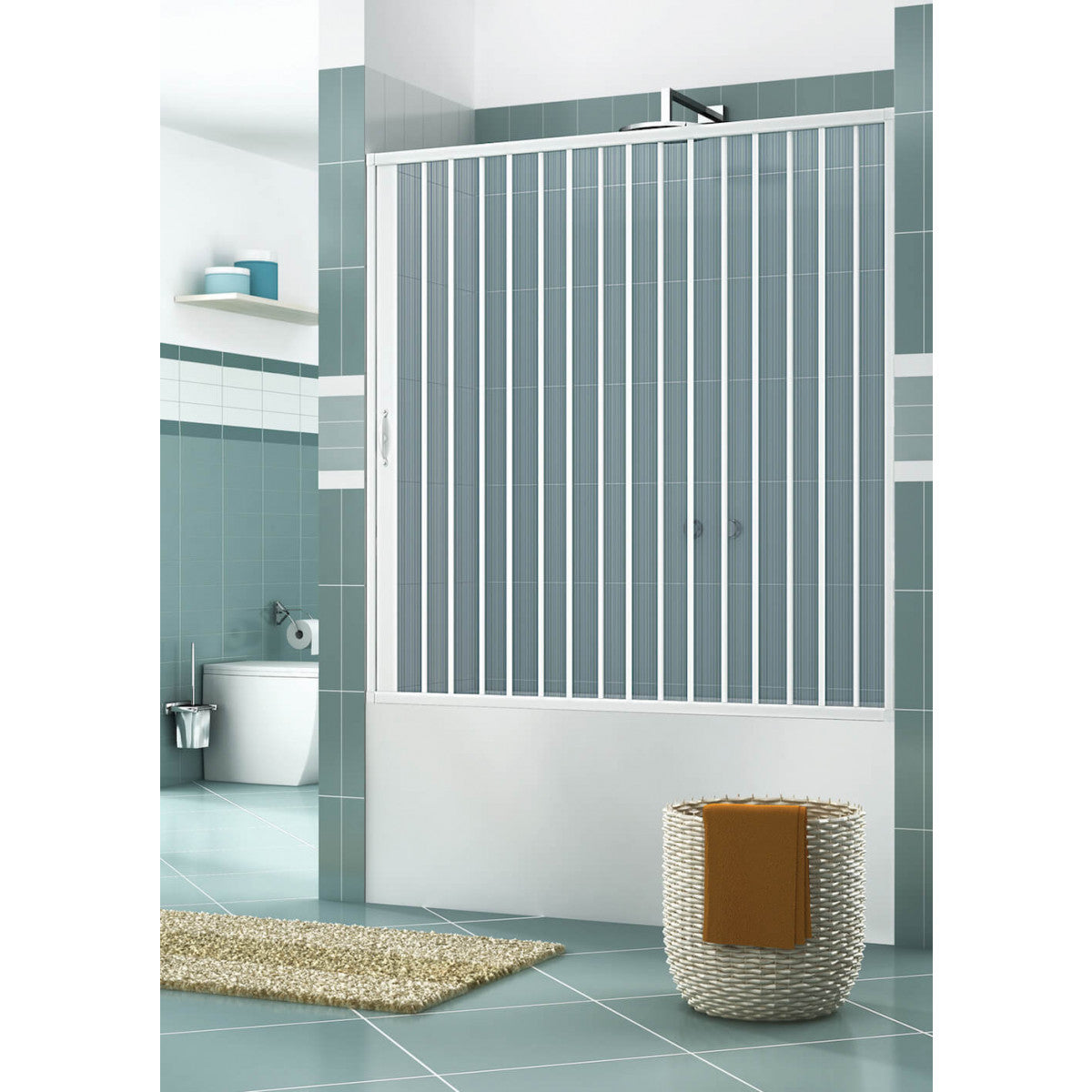 Badewannenabtrennung Trennwand 1...