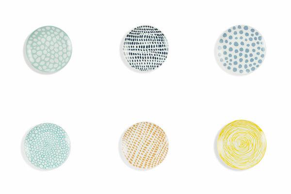 Set 6 Obstteller aus Porzellan Ø19 cm Villa d'Este Home Tivoli Marea prezzo