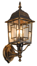 Applique da Esterno Attacco E27 in Alluminio Ruggine 