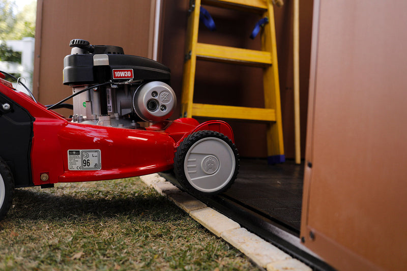 Casetta da Giardino Porta Attrezzi 190x122x221 cmin Evotech+ Keter Darwin 6x4 Marrone