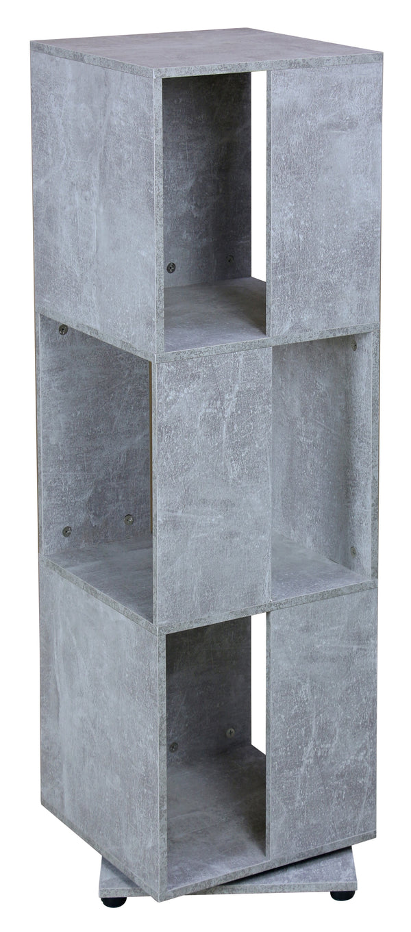 sconto Libreria Modulare 34x34x108 cm  in Pannello Truciolare Grigio