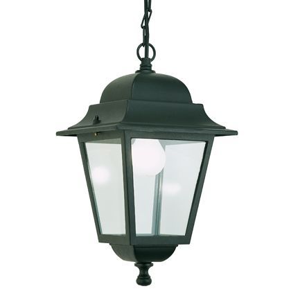 Hängelaterne Lampe Schwarz Outdoor Quadratische Linie Sovil online