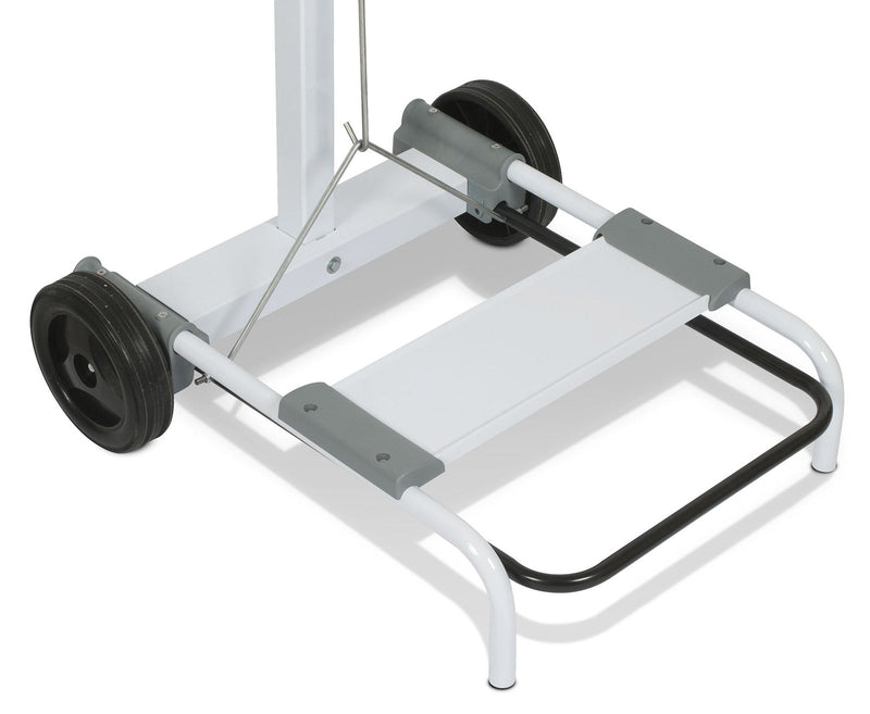 Pattumiera Per Raccolta Rifiuti 54,6x60xh94 cm In Acciaio Verniciato Reggisacco Bianco