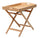Tavolino Vassoio Pieghevole 64x40x52 cm Zeus in Legno Naturale