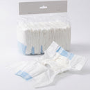 48 pezzi Pannolini per Cani Femmina Taglia M 48x35x1 cm con Fascia Elastica Regolabile Bianco      