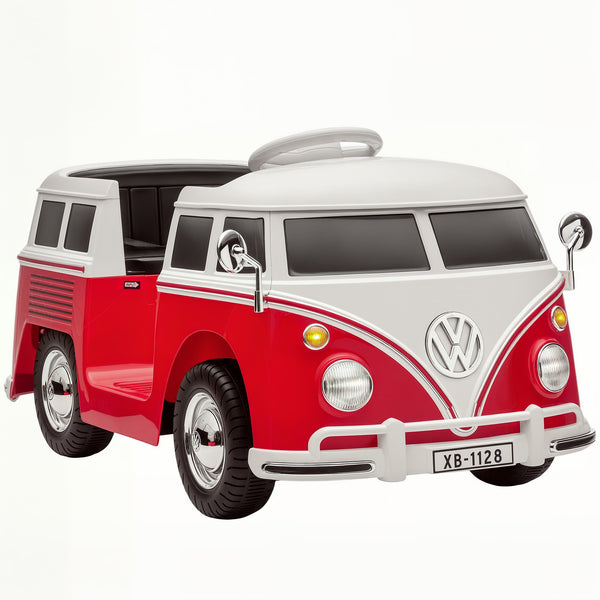 Macchina Elettrica per Bambini 89x49x41,5 cm Licenza Volkswagen T1 con Lettore MP3 in Metallo e PP Rosso acquista