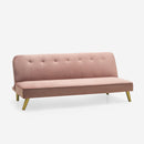 Divano Letto Clic Clac 180x81x77 cm in Tessuto Rosa