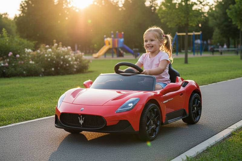 Macchina Elettrica per Bambini Licenza Ufficiale Maserati 10,8V 5Ah Rosso      