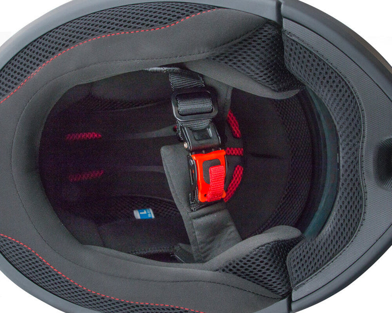 Casco Integrale per Scooter Visiera Lunga CGM Dresda 508G Rosso Opaco Varie Misure