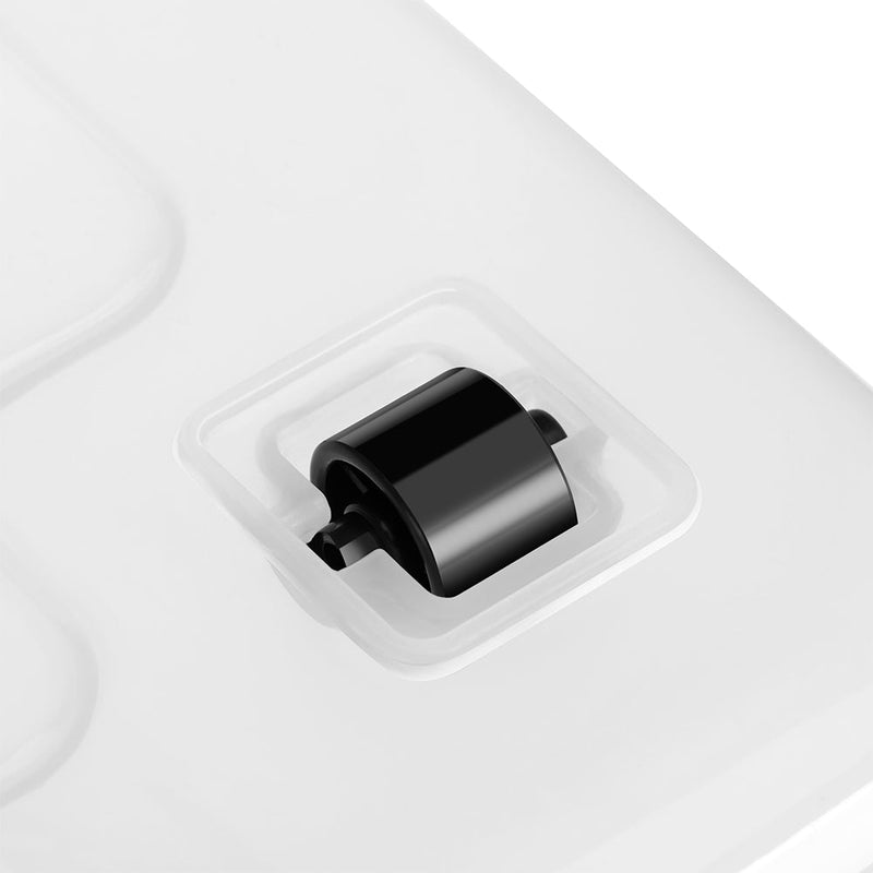 Set 4 Scatole Contenitori Salvaspazio Porta Oggetti da 45L Portaoggetti in Plastica Trasparente