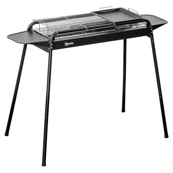 Barbecue a Carbone Carbonella 113x59x83,5 cm in Acciaio Nero online