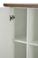Mobile Tolosa 121x41x90 cm in MDF e Frassino e Ferro      