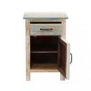 Mobile Reynold 45x40x68 h cm in Legno Multicolor