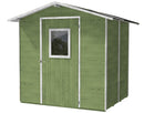 Casette Box da Giardino in Legno Porta Utensili 200x207x214 cm con Porta e Finestra Ecla Verde