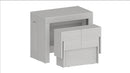 Panca Allungabile 66/290x25x45 cm Pratika Singola A Larice Bianco  