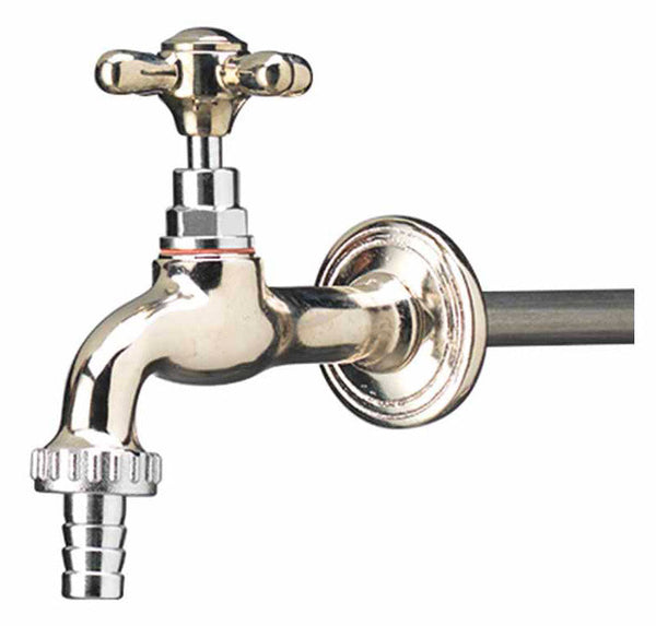 sconto Rubinetto per Fontana da Giardino in Ottone Cromato Belfer RUB/006C