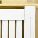 Copritermosifone 78x19x83 cm in MDF e Legno Truciolare Bianco