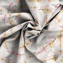 Set Lenzuola Karma Sopra Sotto e Federe in Poliestere Bouquet Rosa Varie Misure