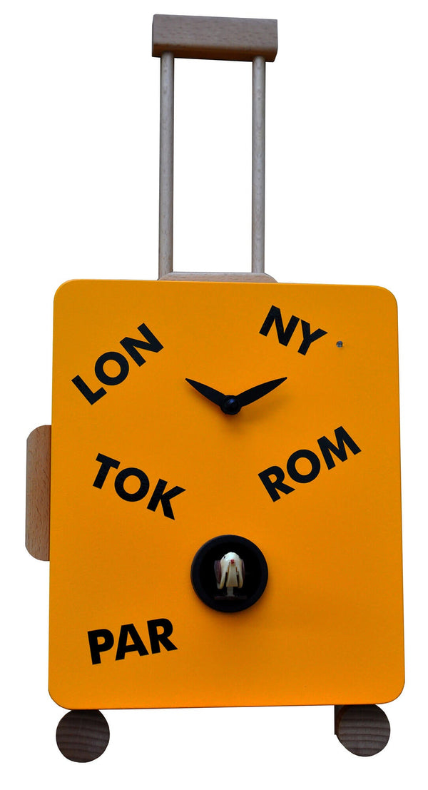 acquista Wand- und Tischkuckucksuhr 21x28x11cm Pirondini Italia Trolley