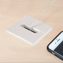 Pressacavo Plastwin per Tavolo Imballo 1 Pezzo Plastica Bianca Tecnoplastica Emuca