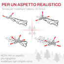 Albero di Natale Artificiale 180 cm 479 Rami Design Alto e Stretto Verde 