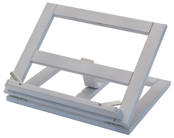 online Klappbares Rednerpult 27 x 33 x 21 cm aus weißem Holz