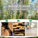 Fioriera da Giardino con Traliccio 72,5x31,5x149,5 cm in Legno di Abete Carbonizzato