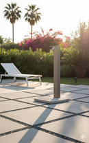 Fontana da Giardino con Rubinetto e Base in Cemento Belfer 42/QBM Tortora