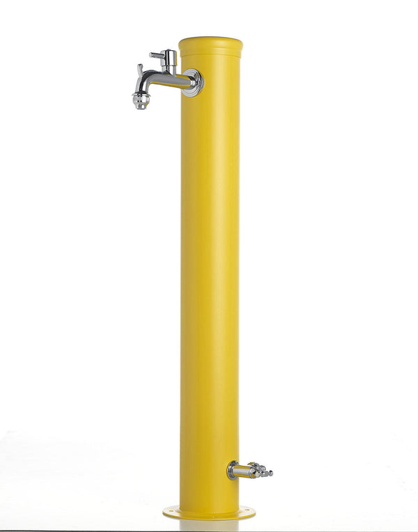 Gartenbrunnen mit Doppelhahn Belfer 42/ARR Gelb prezzo