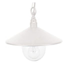 Lampada a Sospensione da Esterno E27 in Alluminio Sovil Bianco