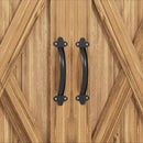 Casetta Box Da Giardino a 2 Ante Stile Country 77x55x72 cm in Legno Marrone 