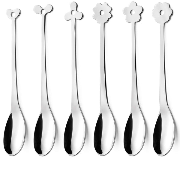 acquista Set Cappuccino-Löffel 6 Stück aus Stahl Eme Cadeau