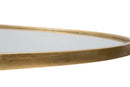 Tavolo da Caffé Mirror 160x76x40,5 cm in Ferro MDF e Specchio Oro