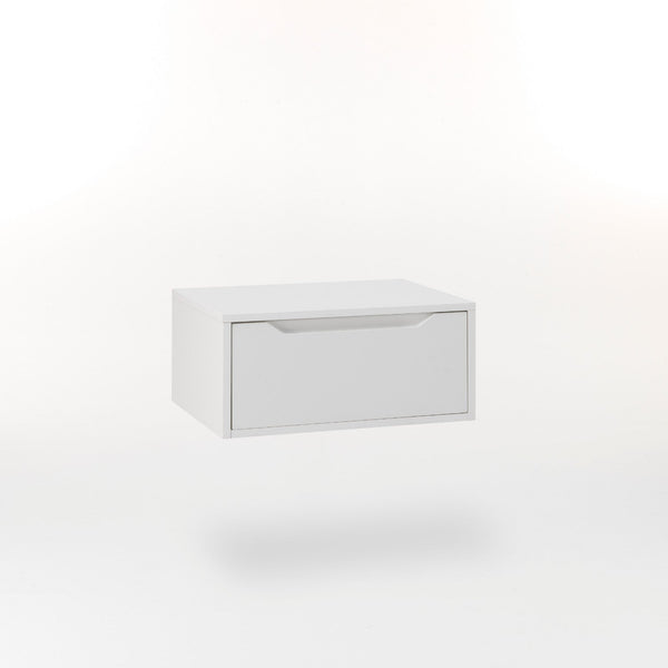 Badezimmer-Hängeschrank 60 cm aus mattweißem Belsk TFT-Holz online