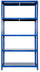 Metallregal 5 Regale 100x40x187 cm Ettore Blu