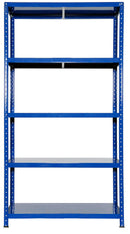 Scaffale in Metallo 5 Ripiani 100x40x187 cm  Ettore Blu