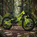 Bicicletta per Bambini Mountain Bike 20" Twenty Full 20 Cambio Shimano 21V Telaio in Acciaio Verde 