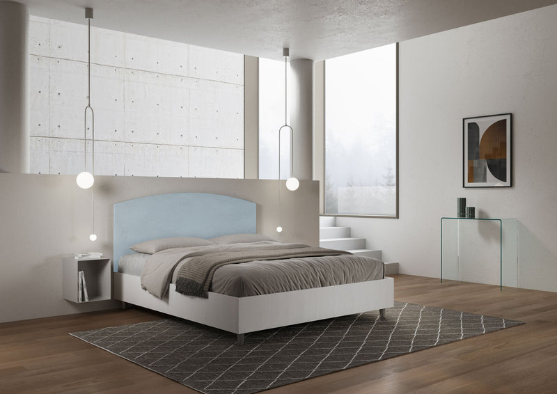 Letto Matrimoniale Antilia Azzurro Varie Misure