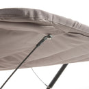 Amaca da Giardino a Gondola 336x130 cm in Poliestere Grigio      
