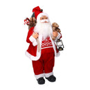 Pupazzo Babbo Natale in Tessuto con regali rosso cm 40x23,5xh80