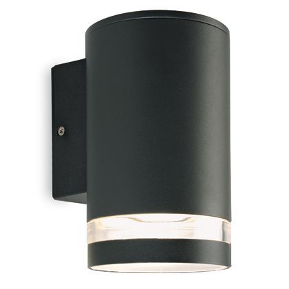 prezzo Wandleuchte 1 Licht rund grau für Outdoor Line Stage Livos