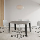 Tavolo Allungabile 120/380x90 cm Flame Premium Cashmere Gambe Antracite      