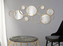 Pannello da Muro Mix Mirror 123x4,5x51,5 cm in Ferro 