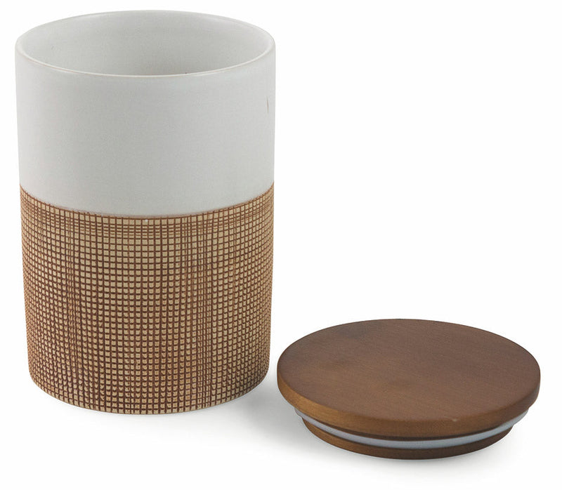 Set 3 Barattoli Sale Caffè Zucchero in Gres Villa d'Este Home Tivoli Natural